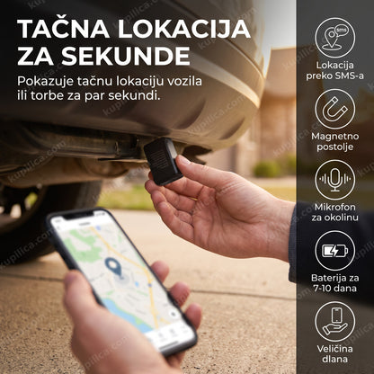 gps lokator i prisluškivač postavljen ispod vozila, benefiti proizvoda