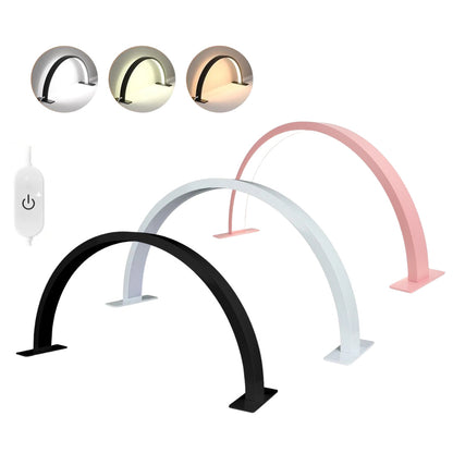 Half Moon lampa za manikir 75 cm — luk sa LED diodama iznad radnog stola