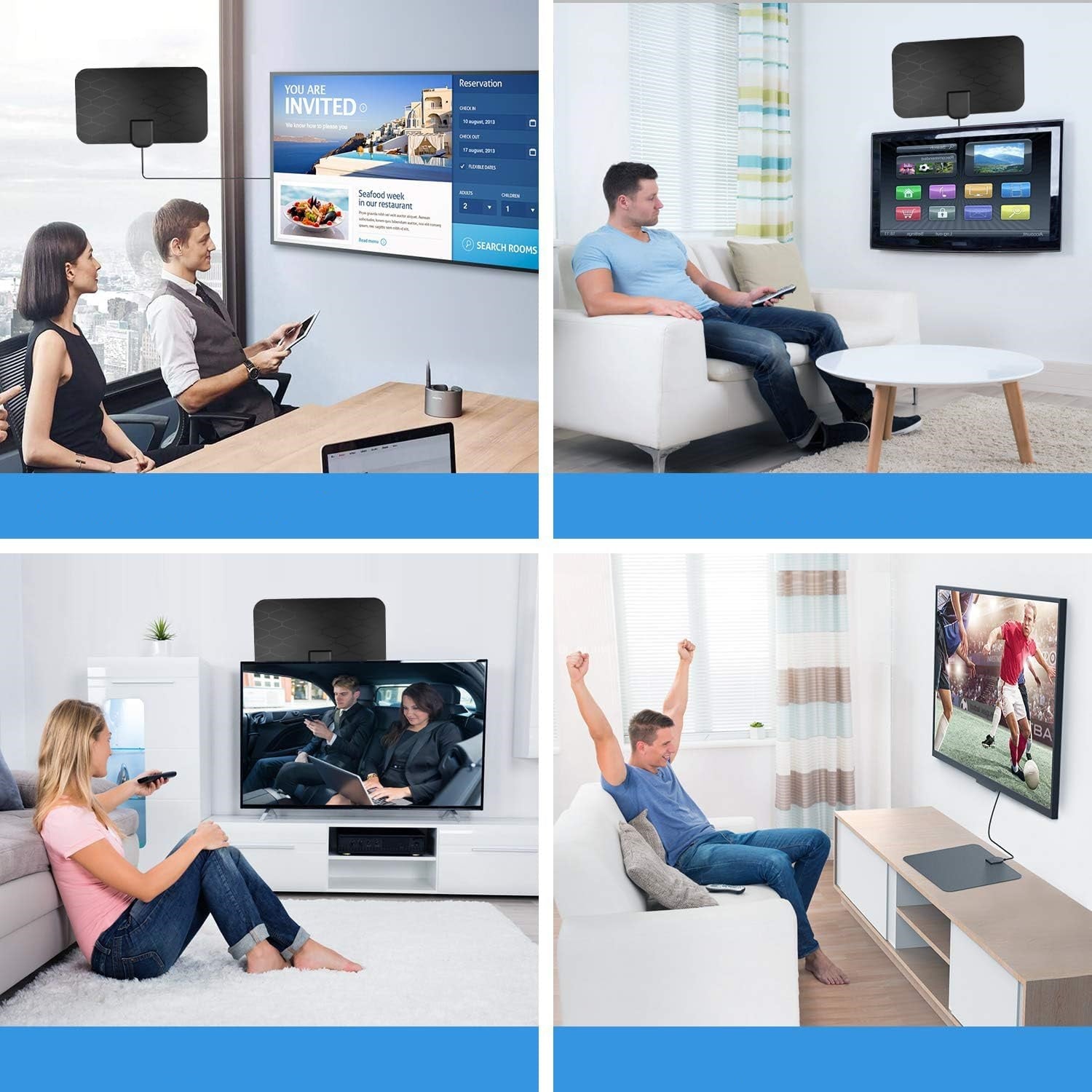 HD TV antena sa pojačivačem — detalj 3