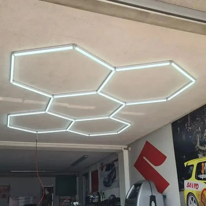 heksagonalna led rasveta za auto detailing — pregled