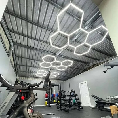 heksagonalna led rasveta za auto detailing — detalj 2