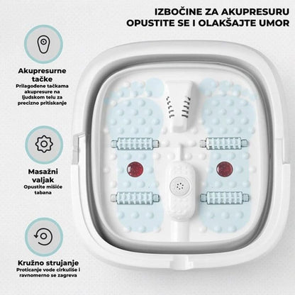 hidromasažna sklopiva kadica za pedikir — detalj 2
