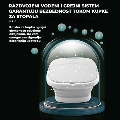 hidromasažna sklopiva kadica za pedikir — detalj 3