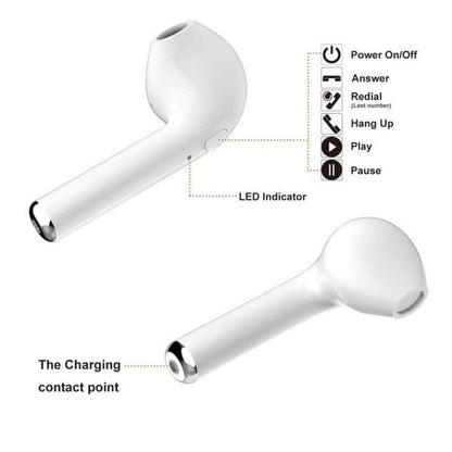 i7S TWS Mini bluetooth slušalice — detalj 9