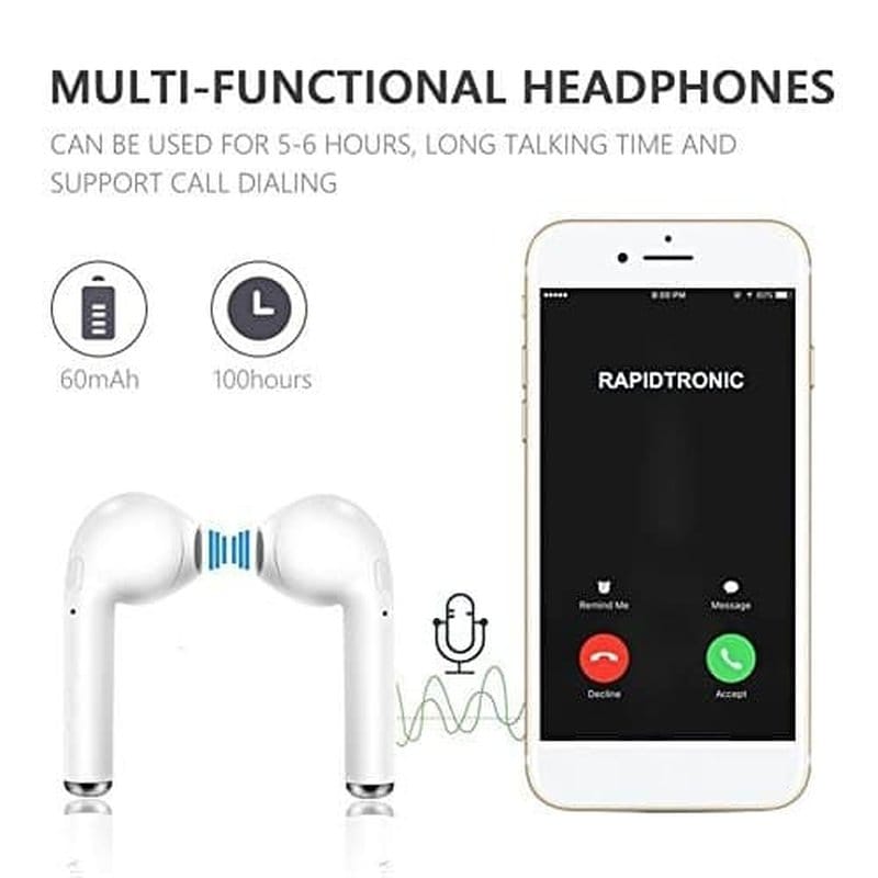 i7S TWS Mini bluetooth slušalice — detalj 5