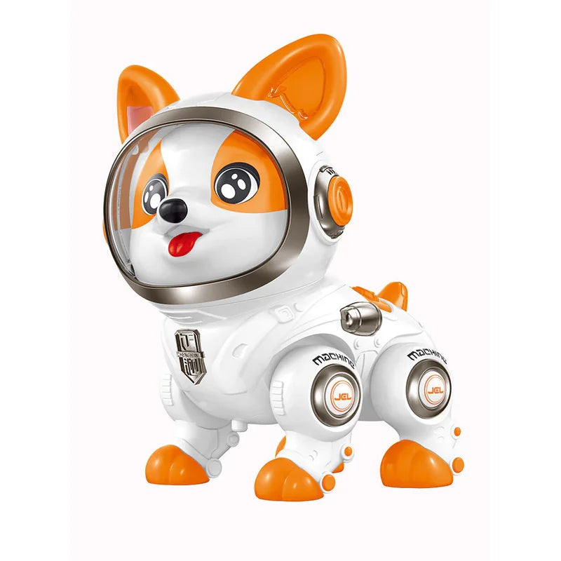 interaktivno štene astronaut sa upaljenim LED svetlima
