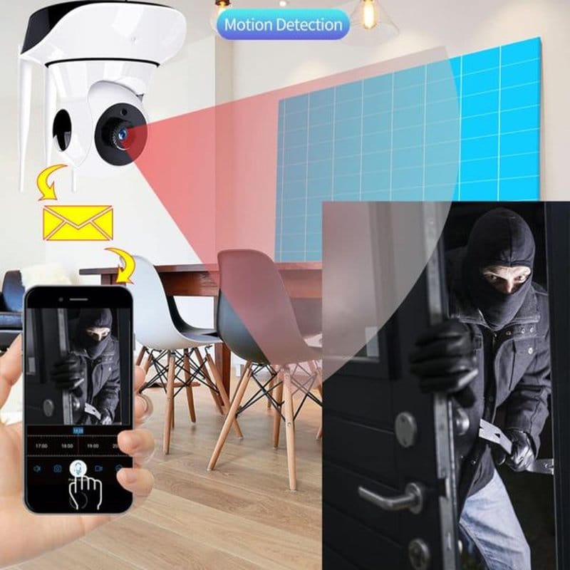 kamera za video nadzor sa rotacijom 360 stepeni — detalj 4