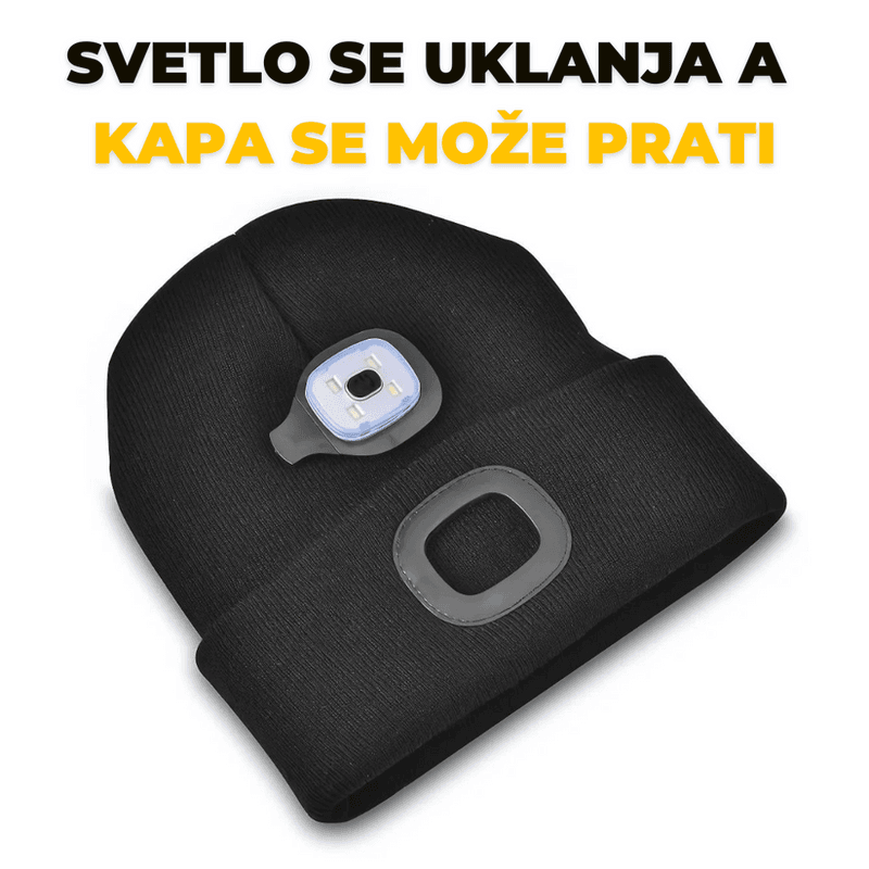 kapa sa led svetlom — detalj 2