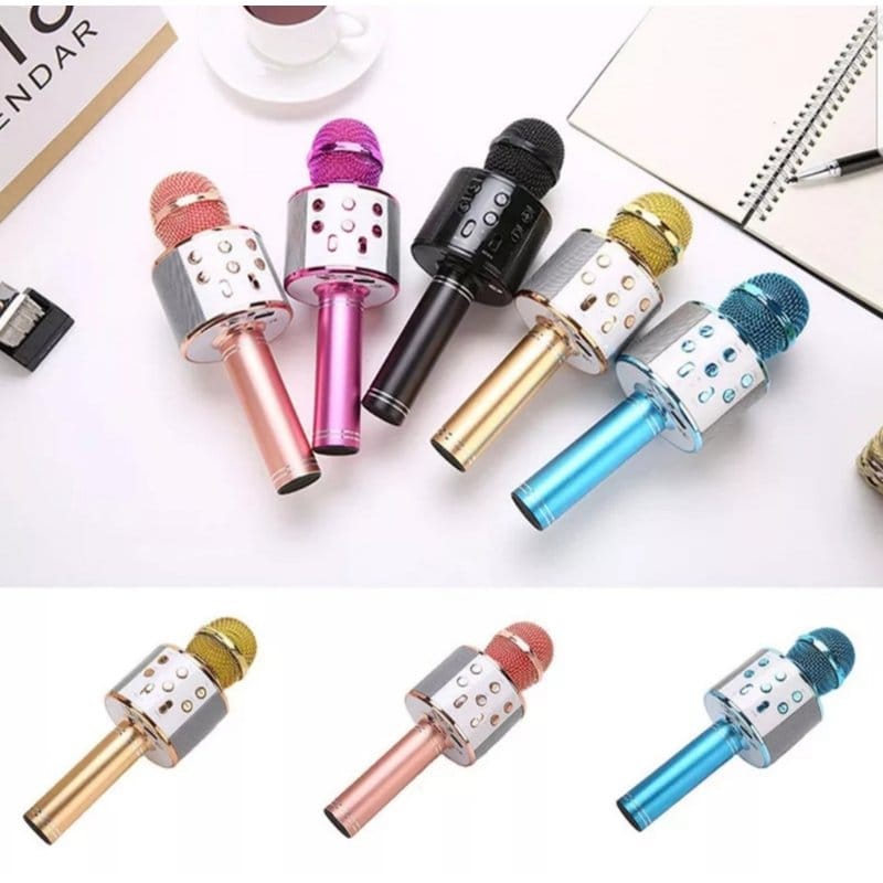 karaoke bluetooth mikrofon WS-858 — detalj 16