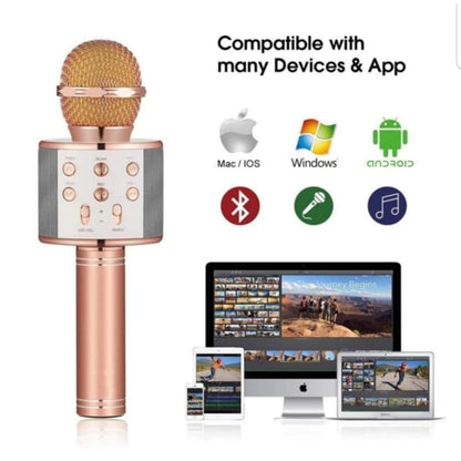 karaoke bluetooth mikrofon WS-858 — detalj 17