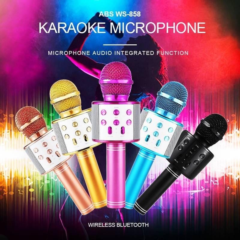 karaoke bluetooth mikrofon WS-858 — detalj 19