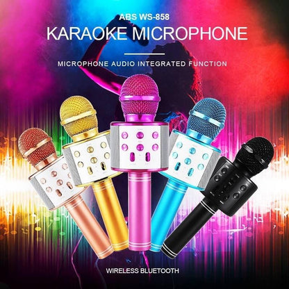 karaoke bluetooth mikrofon WS-858 — detalj 19