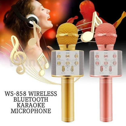 karaoke bluetooth mikrofon WS-858 — detalj 2