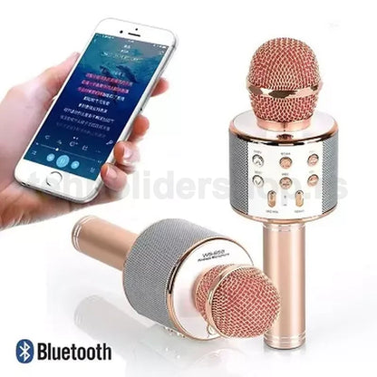 karaoke bluetooth mikrofon WS-858 — detalj 7