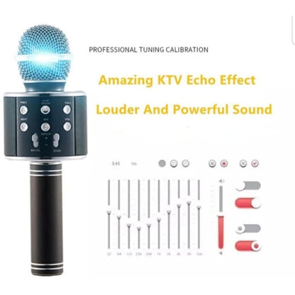 karaoke bluetooth mikrofon WS-858 — detalj 8
