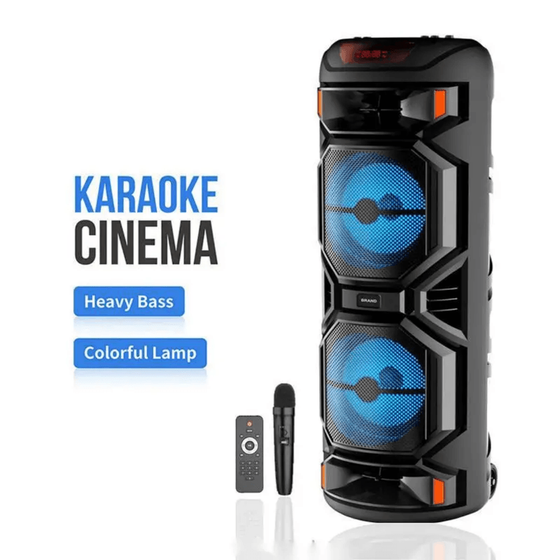 karaoke bluetooth zvučnik sa dva mikrofona — pregled