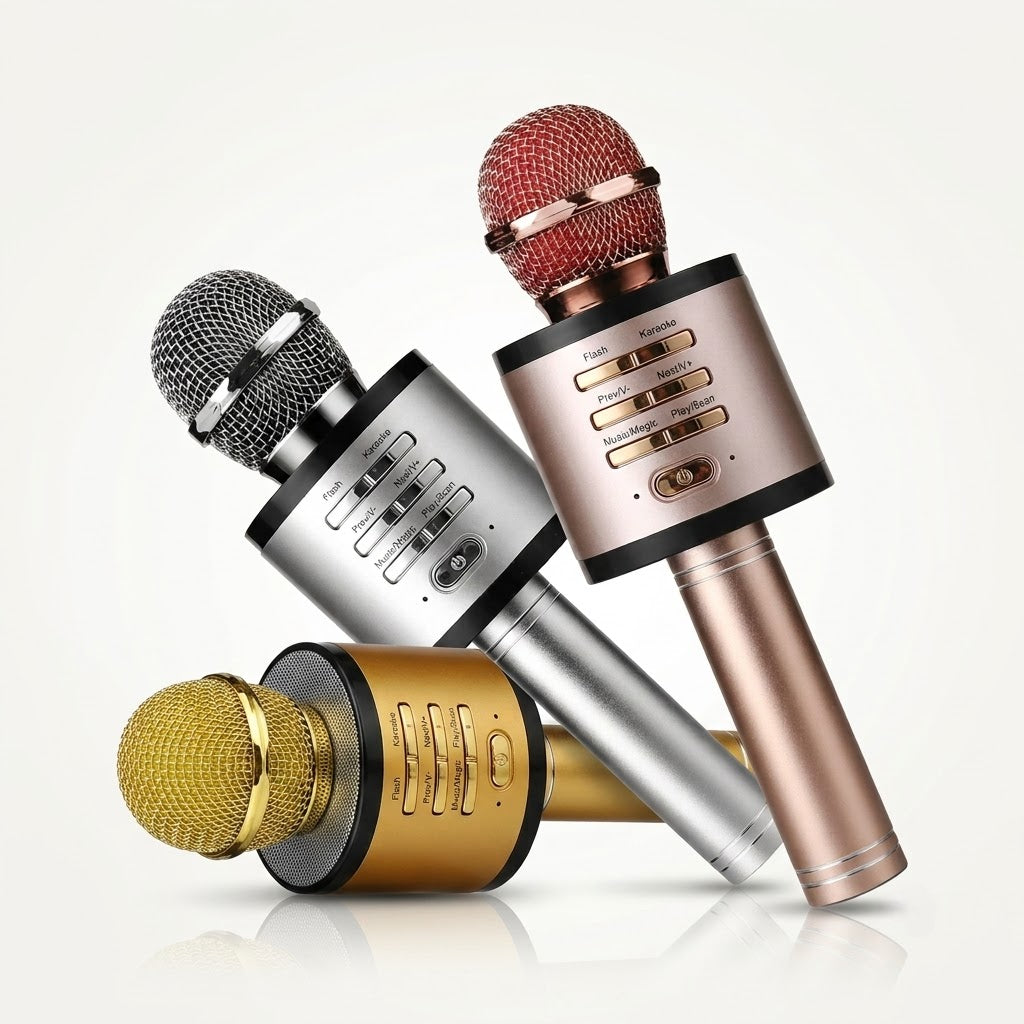 karaoke mikrofon V9 — pregled