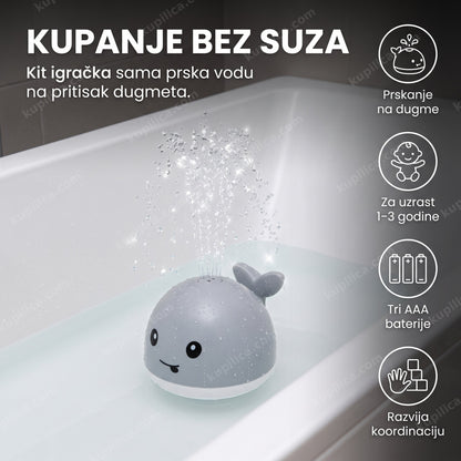 siva kit igračka za kupanje prska vodu u kadici, benefiti proizvoda