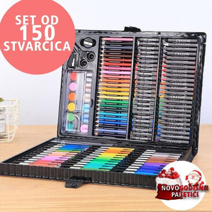komplet flomastera i bojica od 150 delova — detalj 1