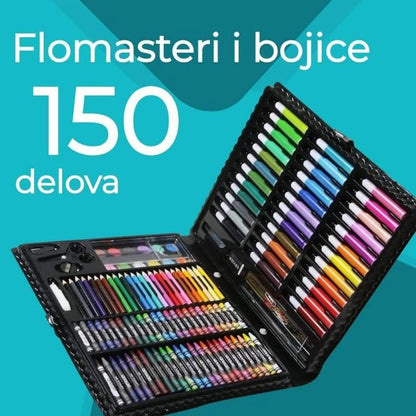komplet flomastera i bojica od 150 delova — detalj 7