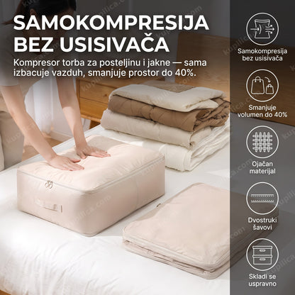 kompresor torba za jorgane i jakne bez usisivača, benefiti proizvoda