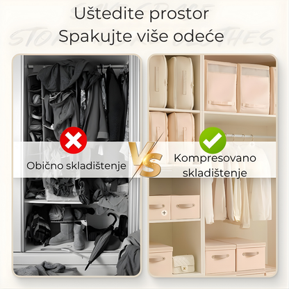 kompresor torba — slaganje na vrh ormara