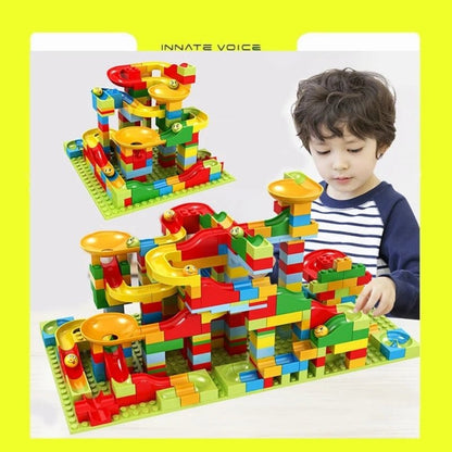 konstruktivni set kocke tobogani i loptice track maze — detalj 7
