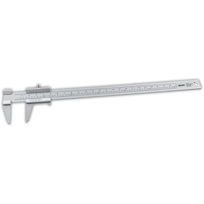 aluminijumski subler 750mm položen pravo sa pomičnom čeljusti i skalom