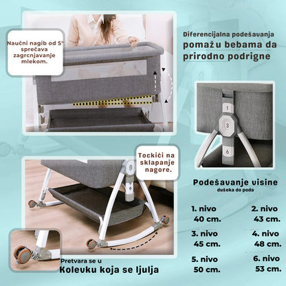 krevetac za bebe 6u1 — detalj 2
