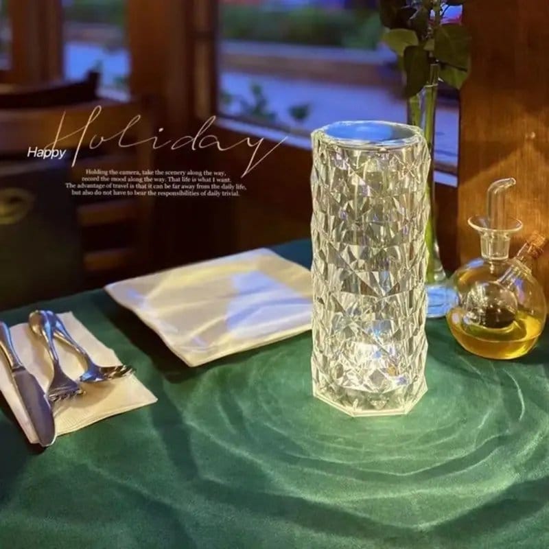 kristalna led lampa sa 3 boje svetlosti — detalj 10