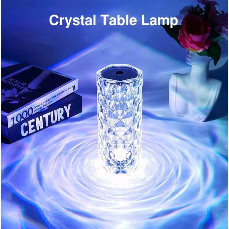 kristalna led lampa sa 3 boje svetlosti — detalj 1
