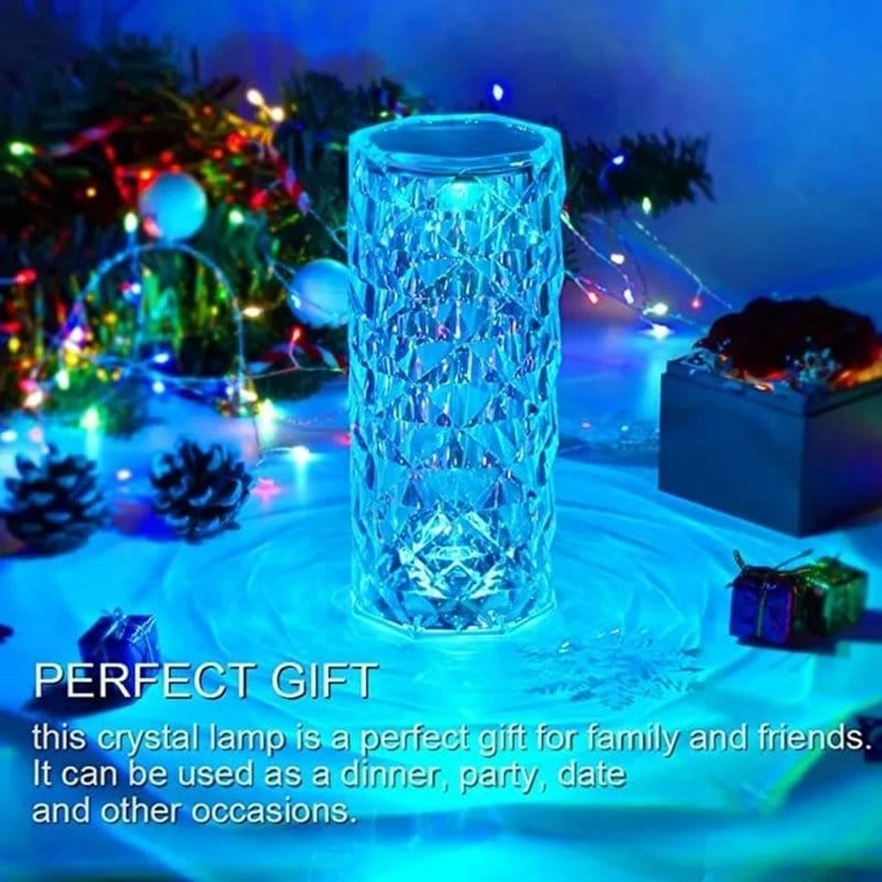 kristalna led lampa sa 3 boje svetlosti — detalj 2
