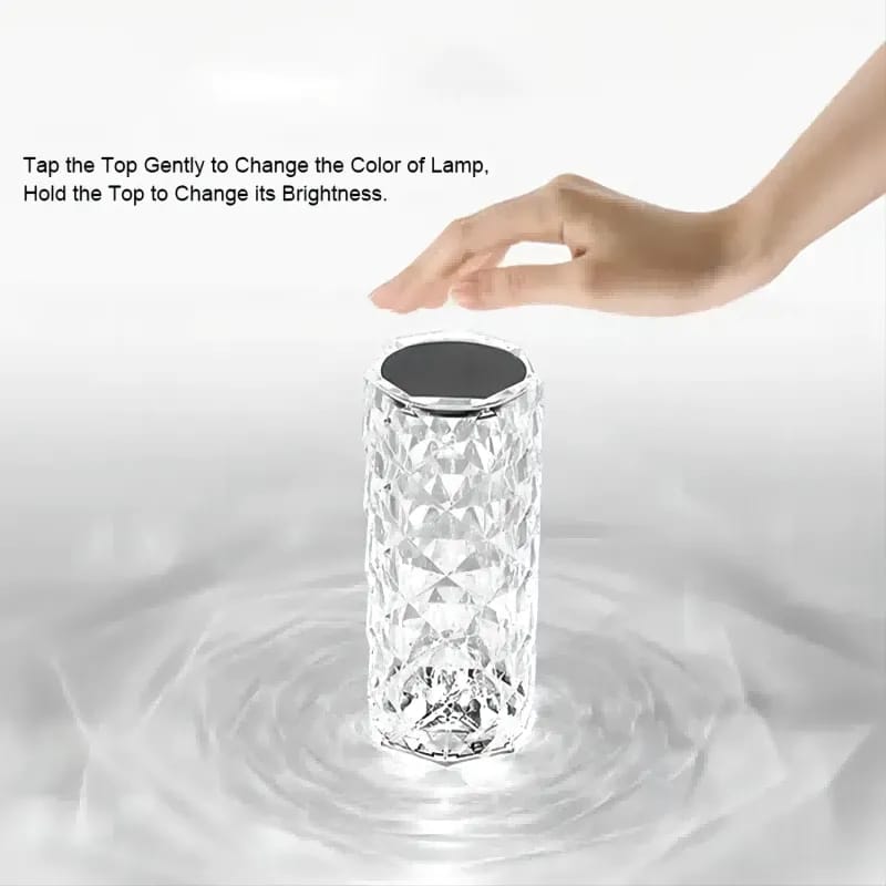 kristalna led lampa sa 3 boje svetlosti — detalj 6