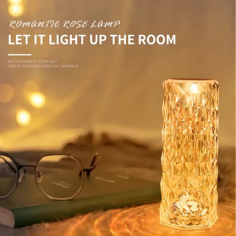 kristalna led lampa sa 3 boje svetlosti — detalj 7