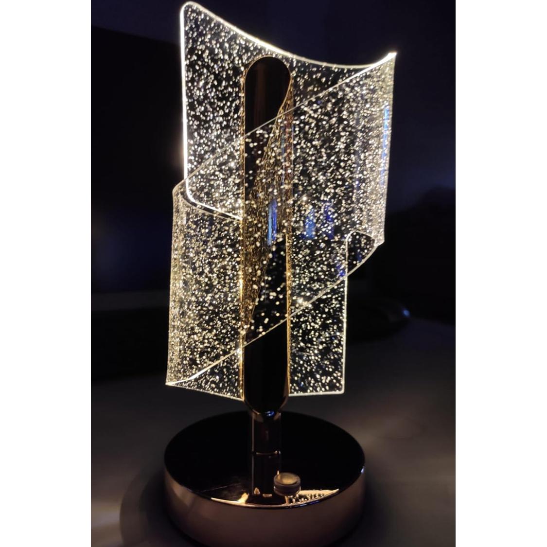 kristalna stona lampa sa touch kontrolom — detalj 3