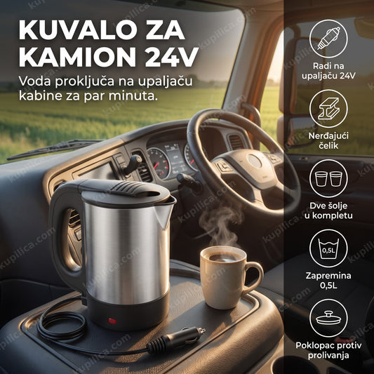 kuvalo za kamion 24v na sedištu vozača, benefiti proizvoda