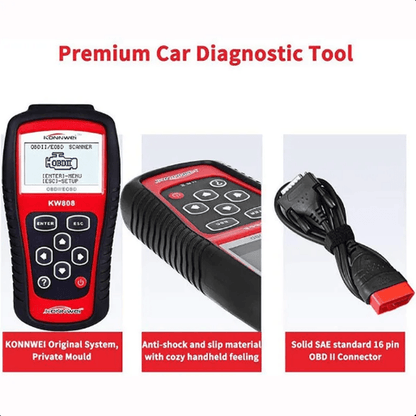 KW808 auto dijagnostika OBD2 — detalj 3