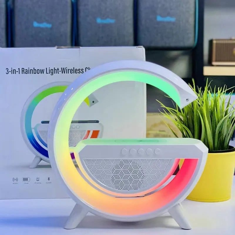 lampa bluetooth zvučnik bežični punjač — detalj 10