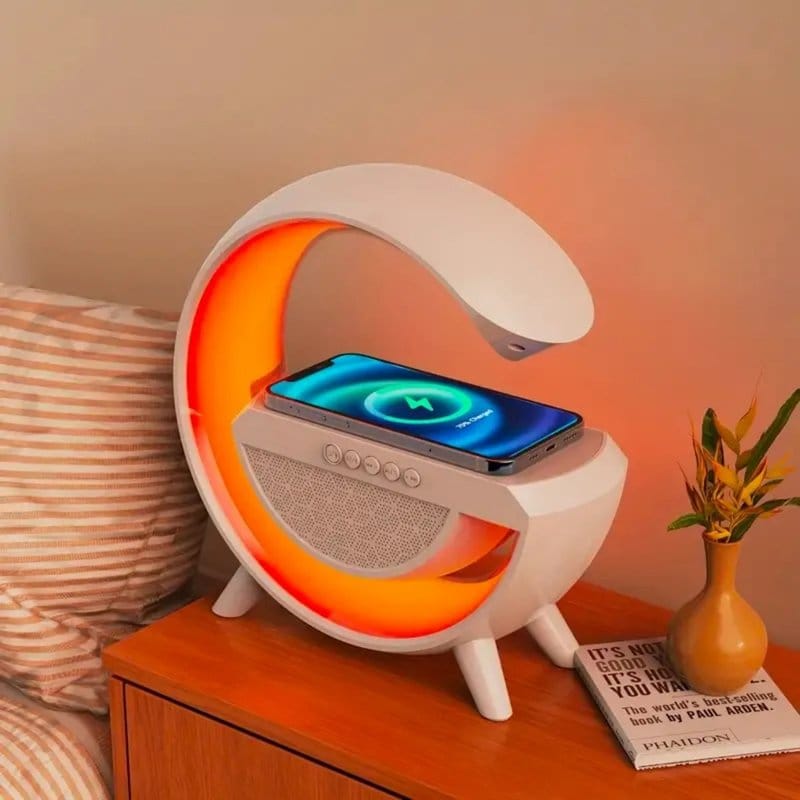 lampa bluetooth zvučnik bežični punjač — detalj 11