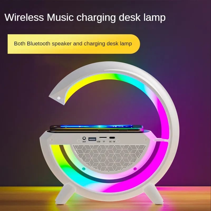 lampa bluetooth zvučnik bežični punjač — detalj 4