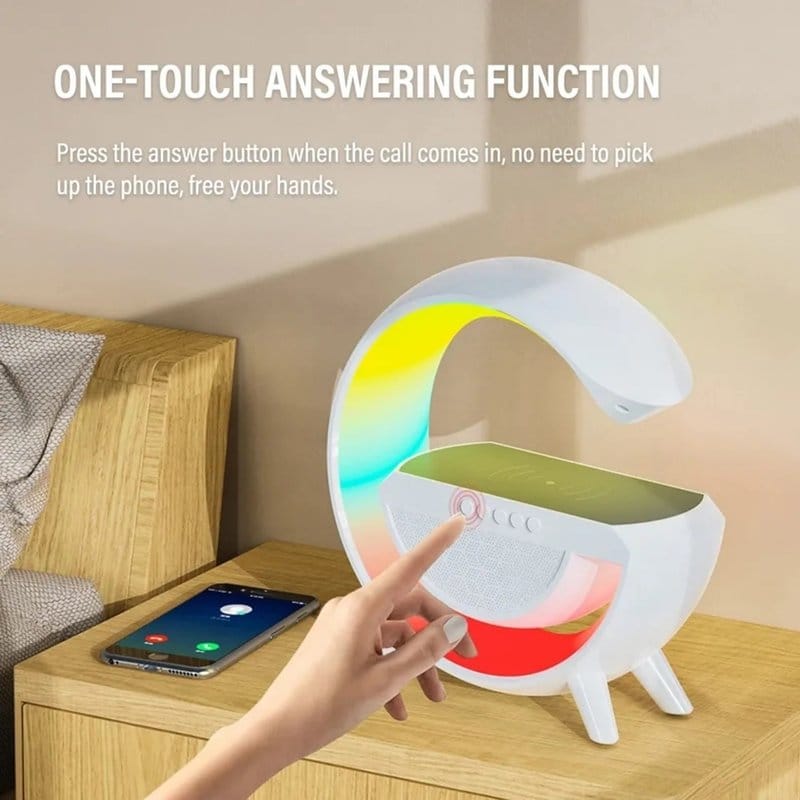 lampa bluetooth zvučnik bežični punjač — detalj 8