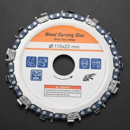 lančani disk za brusilicu za drvo 115mm — detalj 1