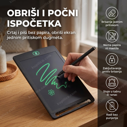 lcd tablet za crtanje sa jednostavnom škrabotinom na ekranu, benefiti proizvoda