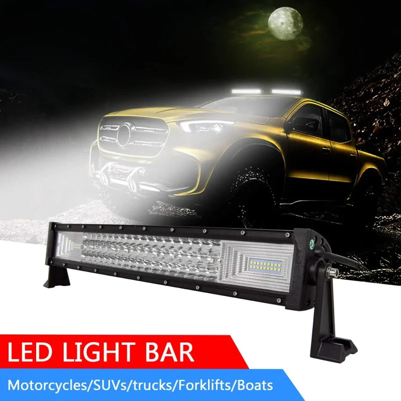 LED bar 55cm 270W montiran na branik terenskog vozila