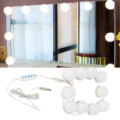 led lampe za ogledalo holivudski stil — detalj 1