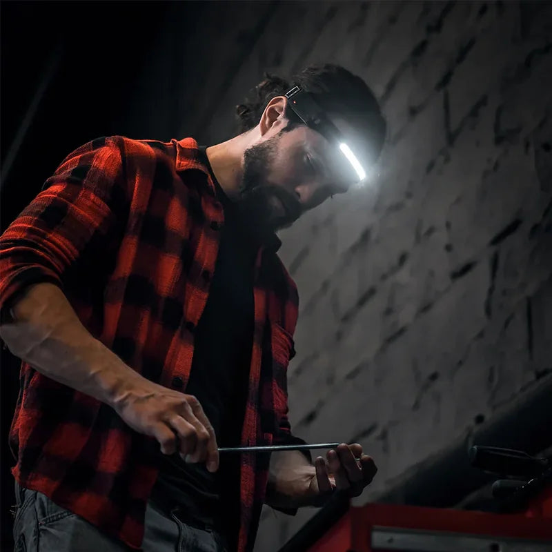 led lampa za glavu sa senzorom — detalj 2