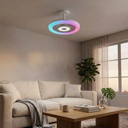 luster ventilator daljinski — lopatice i LED modul