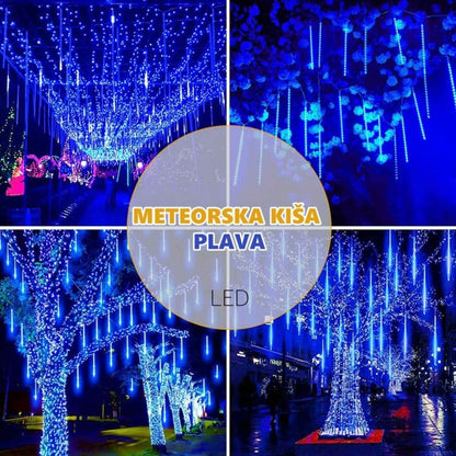 meteorska kiša rasveta 8 štapova — detalj 2