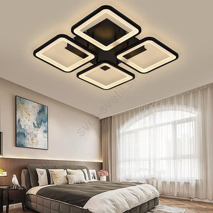 Tanko telo LED plafonjere visine 12 santimetara uz plafon