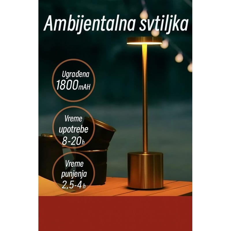 bežična led lampa za čitanje i radni sto — detalj 3